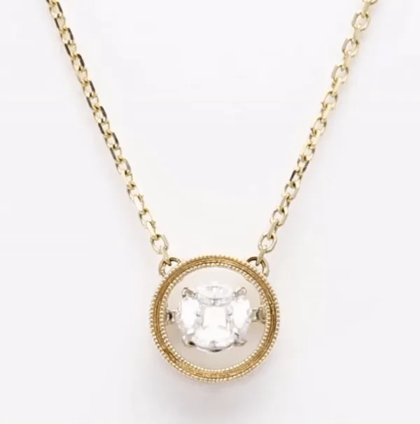 14K H-I/SI Rumba Dancing Diamond Necklace