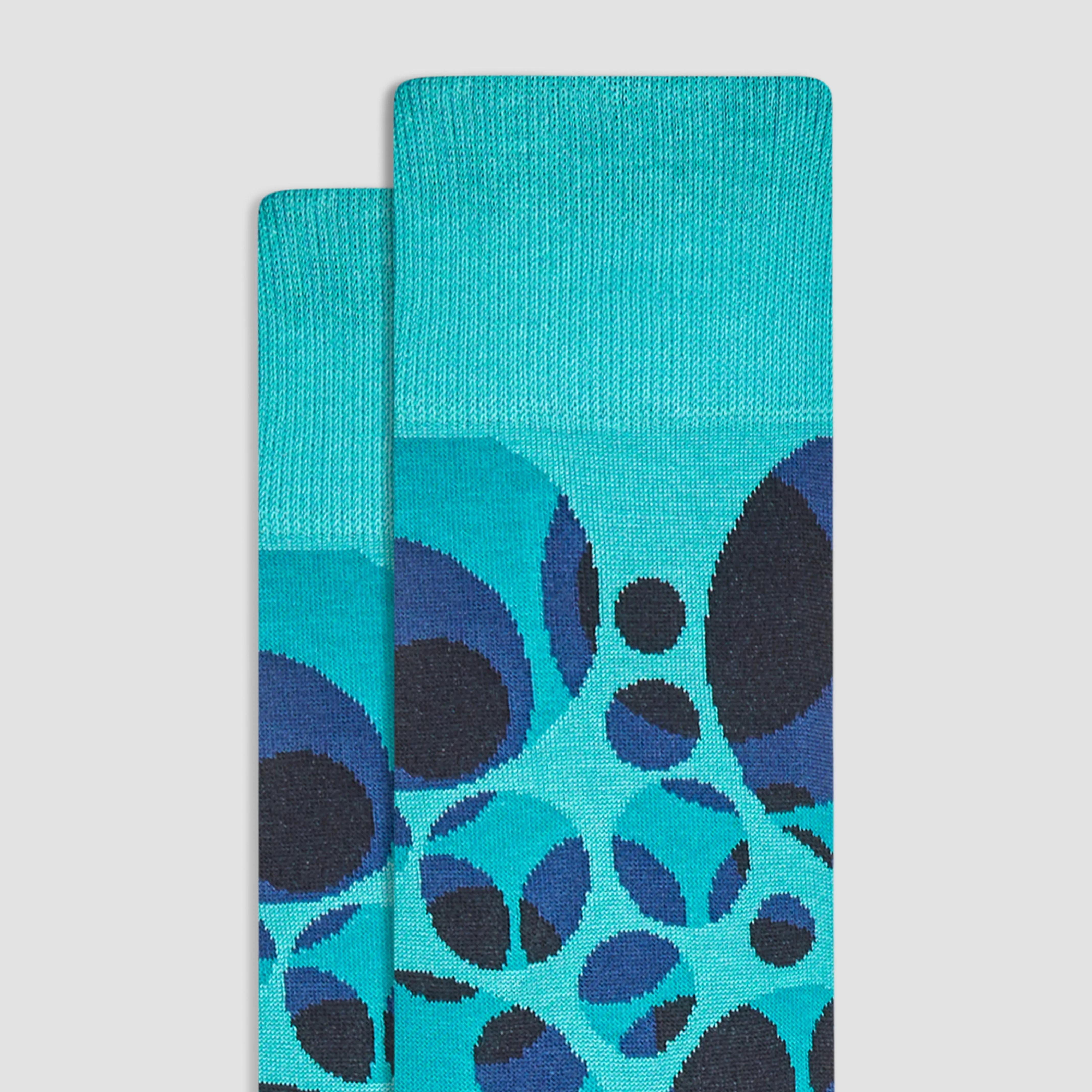 Abstract Mid-Calf Socks