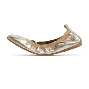 Aurelia - Metallic Gold Ballet Flat