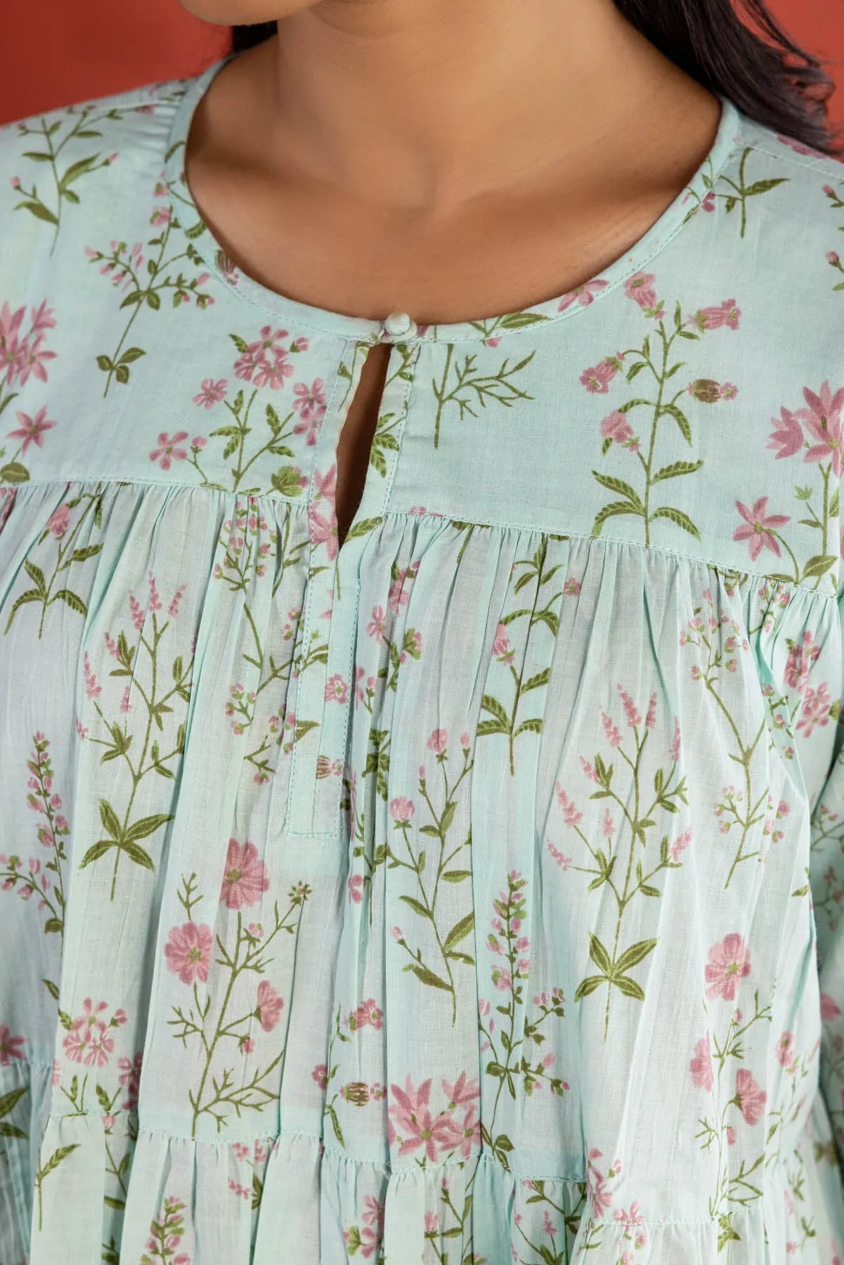 Botanical Tiered Dress