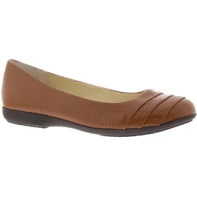 Cliffs by White Mountain Womens Clara Faux Leather Round Toe Ballet Flats