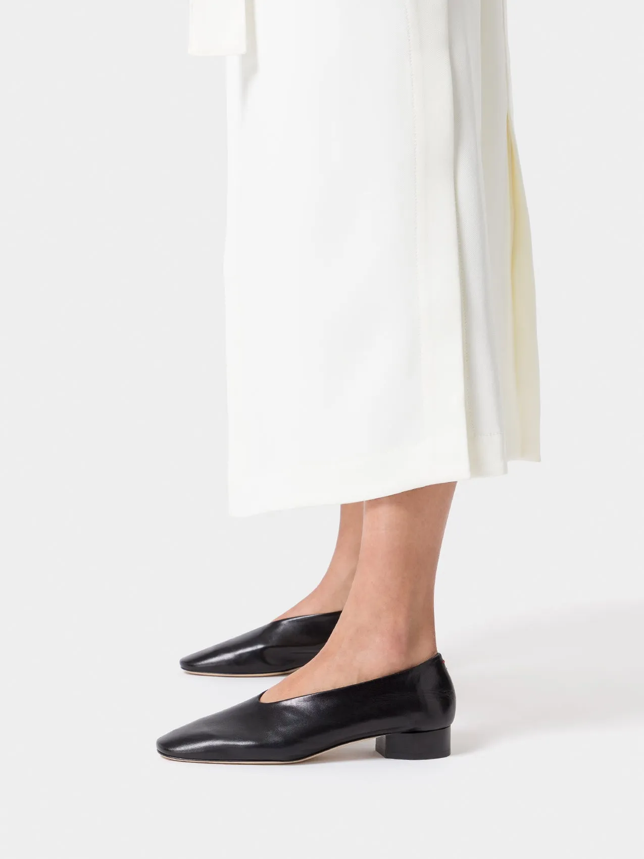 Delia Leather Ballet Flats