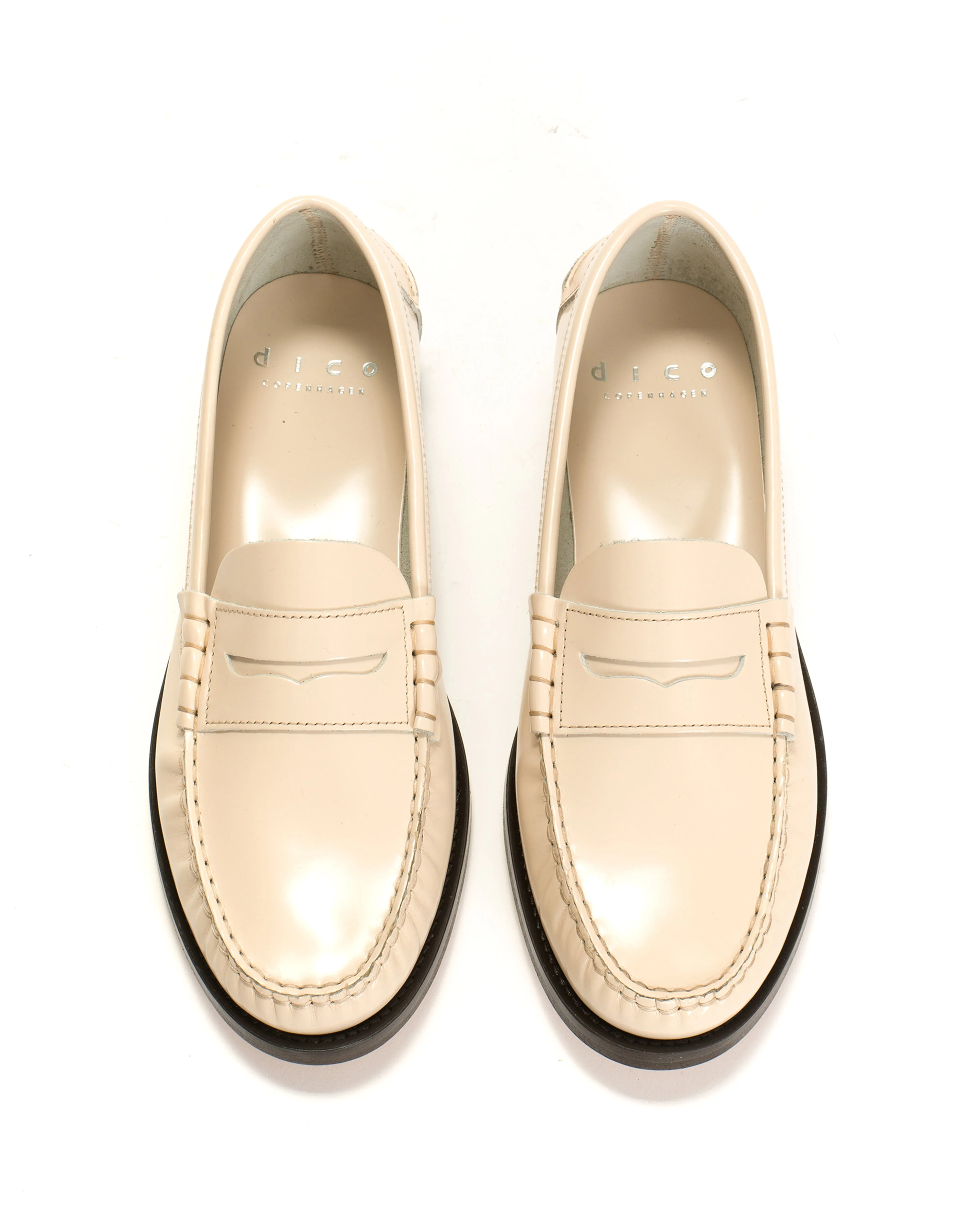 Dico Loafer penny Polido Bone white