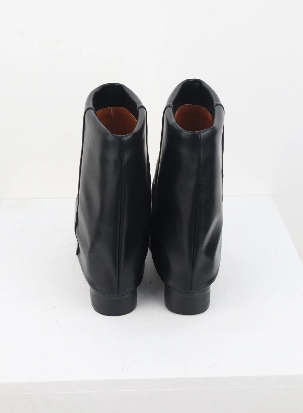 Folded Mid-Calf Boots CL318