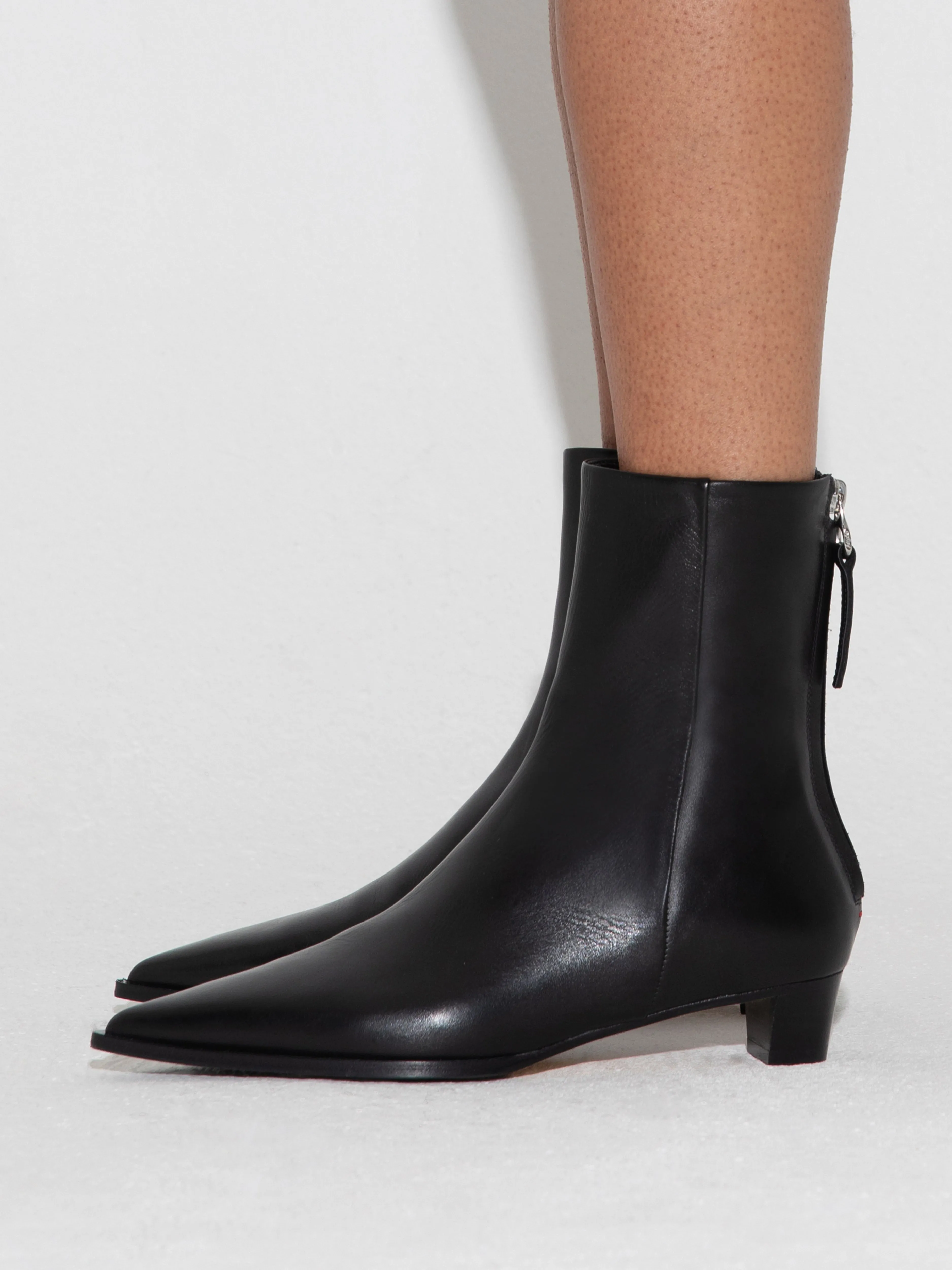 Harriet Leather Ankle Boots