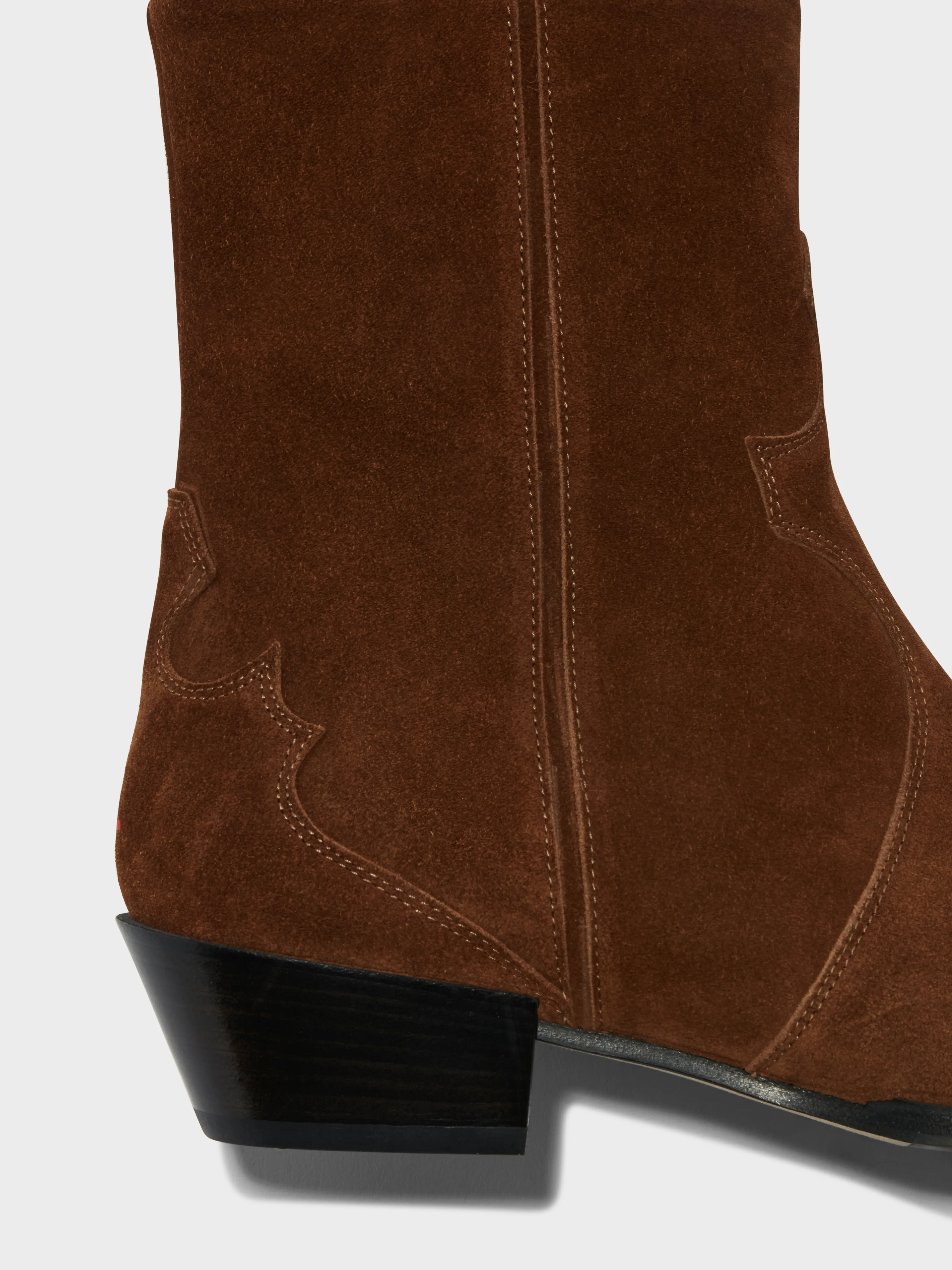 Stylish Hester Suede Cowboy Boots for Women - Classic Western Design with Comfort and Durability