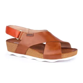 Pikolinos Mahon W9E-0912 Backstrap Sandal (Women) - Brandy Leather